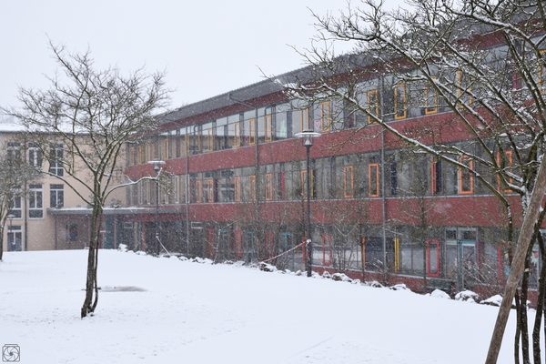 Schule im Schnee